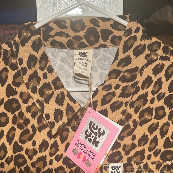 Lucy and Yak Leopard Print Jumpsuit - Picture 3 of 5